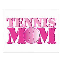 Tennis-Mamma-Rosa Postkarte