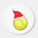 Tennis-Weihnachten Kühlschrankmagnet