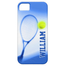 Tennisball- und Schlägersport blauer iphone 5 Kast iPhone 5 Hüllen