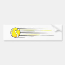 TennisballSwish Auto Aufkleber