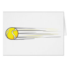 TennisballSwish Grußkarte