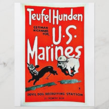 Teufel Hunden Flyerdruck
