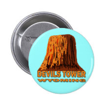TEUFEL-TURM WYOMING ANSTECKNADELBUTTONS