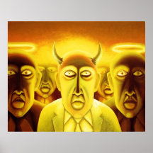 Teufel und Engel Plakat