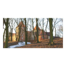 Teutonic Auftragsschloss Neidenburg - Fotokarte