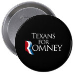 Texans für Romney - .png Anstecknadel
