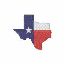 Texas-Flaggen-Karte