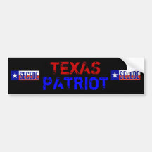 Texas-Patriot Autoaufkleber
