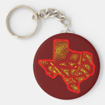 Texas Scribbleprint Schlüsselband