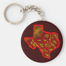 Texas Scribbleprint Schlüsselbänder
