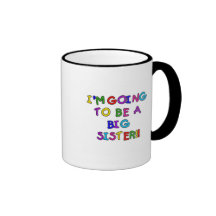 Text-zukünftige große Schwester-T-Shirts und Gesch Kaffee Tasse