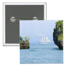 Thailand, Andaman Meer. Stern Fyer Schererschiff 2 Buttons