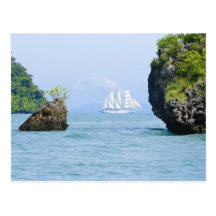 Thailand, Andaman Meer. Stern Fyer Schererschiff 2 Postkarte