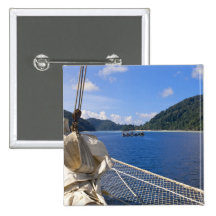 Thailand, Andaman Meer. Stern Fyer Schererschiff Buttons