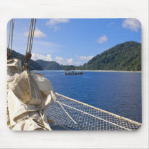 Thailand, Andaman Meer. Stern Fyer Schererschiff Mauspad