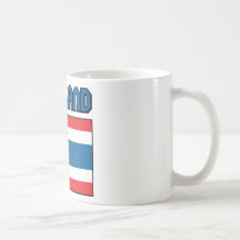 Thailand-Flagge Kaffee Tasse