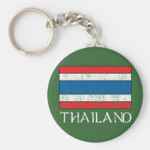 Thailand-Flagge Schlüsselband