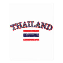 Thailand-Fußballentwurf Postkarte