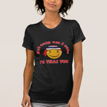 Thailand-smileyflaggenentwürfe T-shirt
