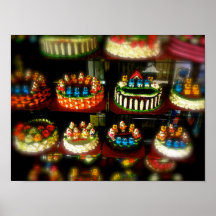 Thailändische Kuchen Posterdrucke