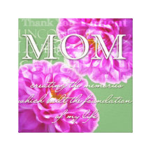Thank You Mom Canvas Print
