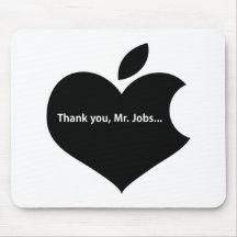 THANK YOU MR JOBS MOUSE PADS