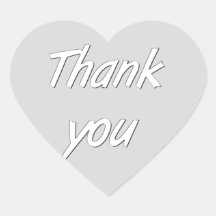 Thank you sticker