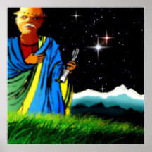 The Astroman. Posterdruck