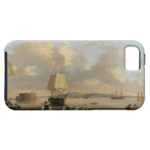 The Battery and Harbor - New York 1811 iPhone 5 Case