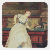 The Game von Billard, 19. Jahrhundert Aufkleber