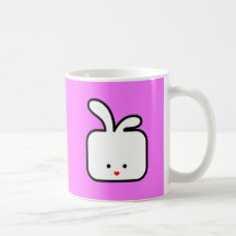 thecutescream quadratisches quadratisches Häschen Kaffee Haferl