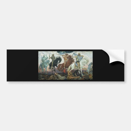TheFour Reiter der Apokalypse durch Viktor Vasnets Autosticker