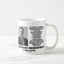 Theodore Roosevelt-Abfall zerstören Naturressource Teehaferl
