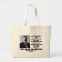 Theodore Roosevelt-Herausforderungs-mächtige Sache Tragetasche