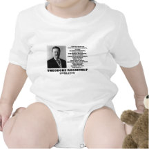 Theodore Roosevelt-Herausforderungs-mächtige Sache T-shirts