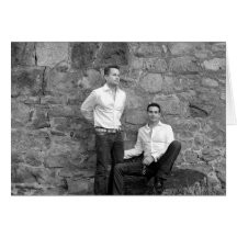 thom und Chris Grußkarten