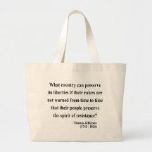 Thomas- Jeffersonzitat 16a Taschen