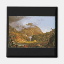 Thomascole-Kerbe der weißen Berge Kühlschrankmagnet