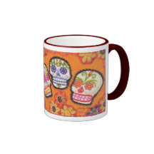 ThreeSugarSkulls Kaffeehaferl