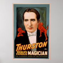 THURSTON MagierIllusionist VARIETÉ Plakat