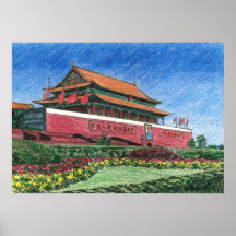 Tiananmen Plakatdruck