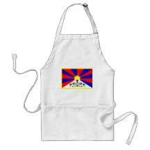 Tibet-Flagge Schürze