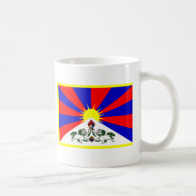 Tibet-Flagge Tee Tassen