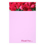 Tiefrosa Rosen-Blumenstrauß Personalisiertes Druckpapier