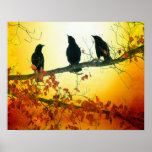 Tier-Vögel Plakatdrucke