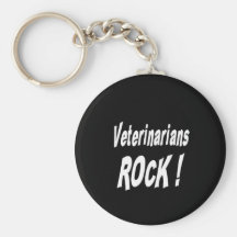 Tierarzt-Felsen! Keychain Schlüsselbänder