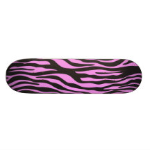 Tierdruck-Pelz-Hautzebra-Schwarz-Rosa Personalisierte Decks