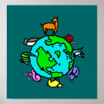 Tierplanet Plakatdrucke
