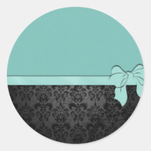 Tiffanyblau u. -damast sticker