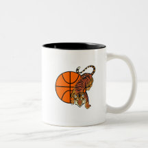 Tiger-Basketball-T-Shirts und Geschenke Kaffee Tassen